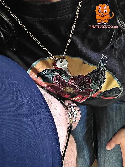 Amatuer cuckold chastity locked hotwife