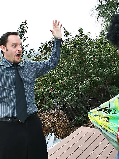 American uniform cute blonde fuck