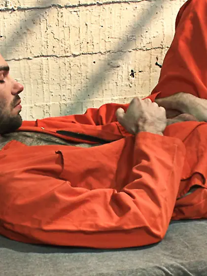 Randy officer cell horny