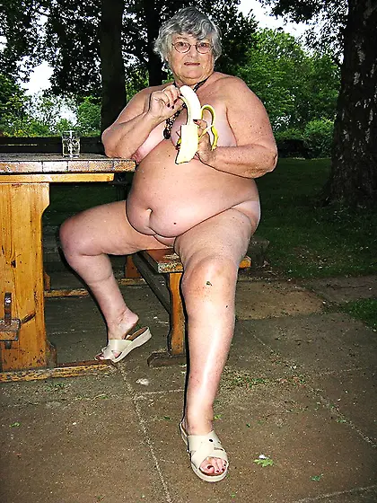Bbw exhibitionist grandma libby