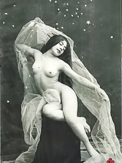 Porn footage features vintage