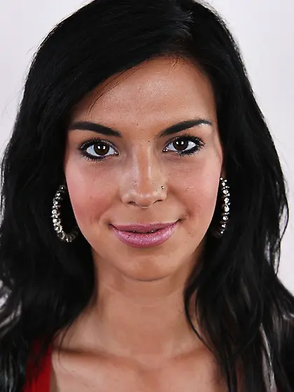 Coffee flavored hot brunette