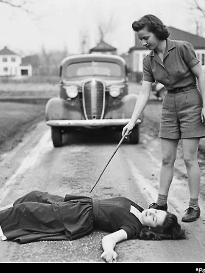 Film Noir Crime Scene