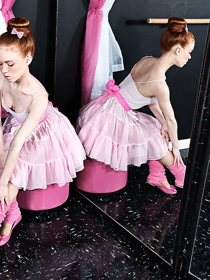 Heavenly hoe pink ballet