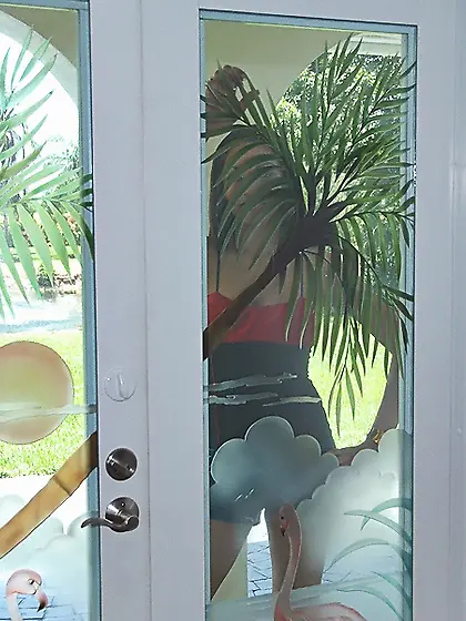 Busty brunette hoe Bethany Benz strips her bikini and gets fucke