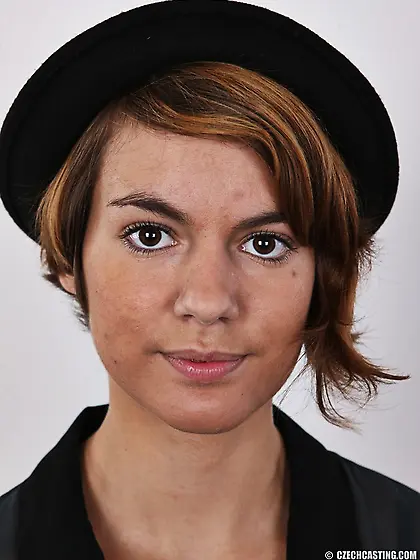 Innocent cutie strips reveal