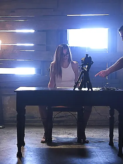 Submissive russian whore pounded hard