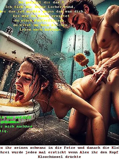 Die perverse Pissau im Bahnhofsklo KI Storry