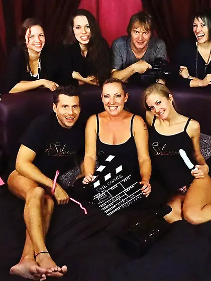 Seductive shaped nude blonde