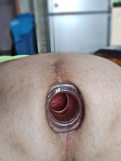 Butt plug in the ass