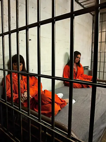 Sex jail cell shared