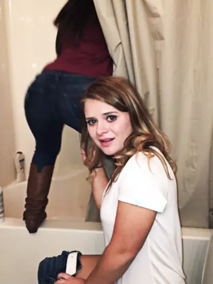 Toilet and pee girls