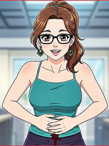 Anime Girls Gut-shot