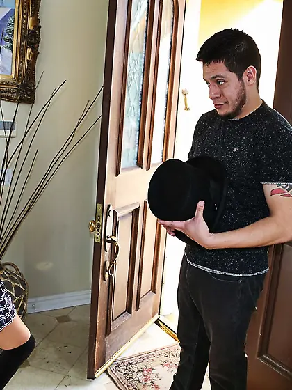 Adorable cutie tempts Bible study teacher into spontaneous anal