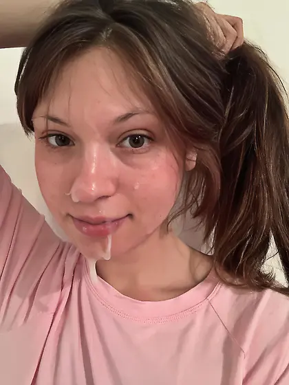 Amateur Facial Cumshot (AI Upscaled)