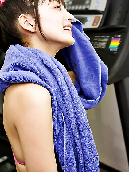 Komatsu Ayaka In Dark-Hued One Lump Body-Suit