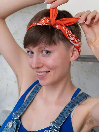 Erina the cutie is going to show her bush and finger herself too