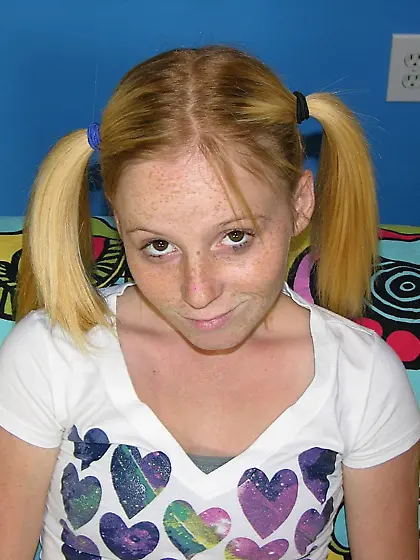 Freckled Face Redhead Petite Teen