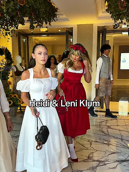 Leni Klum and Heidi Klum