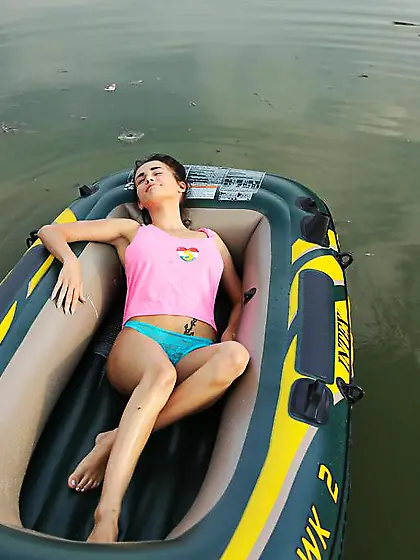 Czech flawless brunette