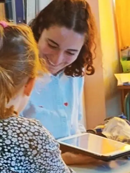 Sara,  sexy french teacher with big tits