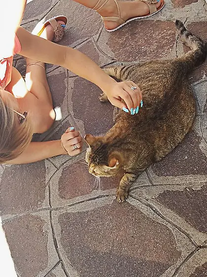 Tiny tits athletic girl