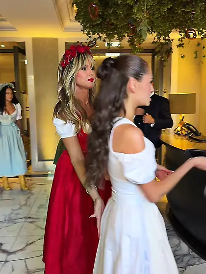 Leni Klum and Heidi Klum