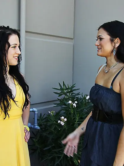 CeCe Stone takes her sexy black lingerie on the bed and gets her