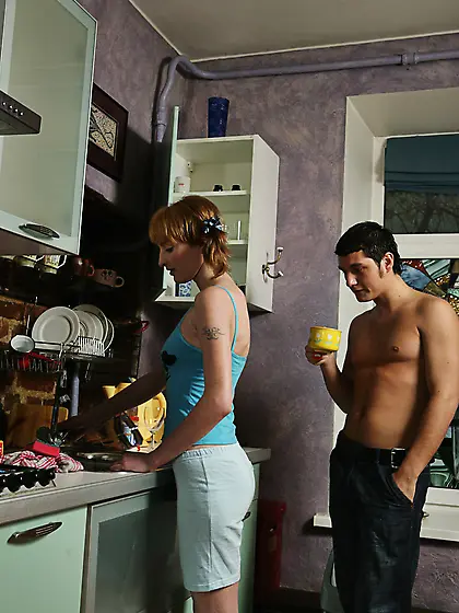 Innocent-looking teen Nadya gets