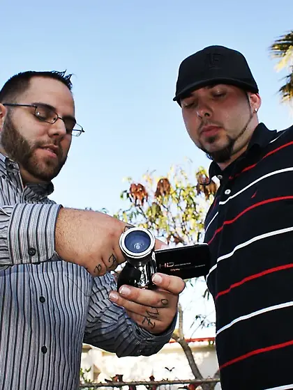 Beautiful lady Anastaysha Benz letting the tattooed guy roughly