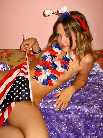 Cute Miss America College Girl