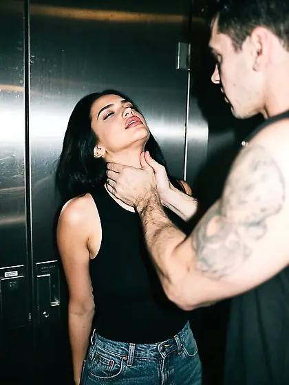 Kylie Jenner choked