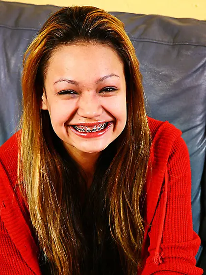 Juicy titted chick Honey Dejour strokes big wet black cock in he