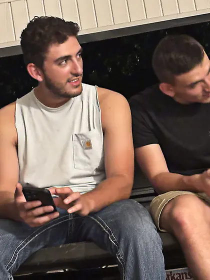 A pair of straight brothers