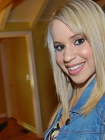 Huge cock for a nasty little babe,  she gets a huge cum load in h