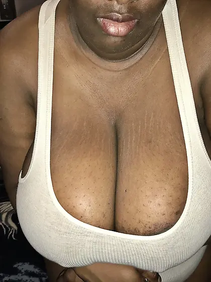 White Tank Top Breasts