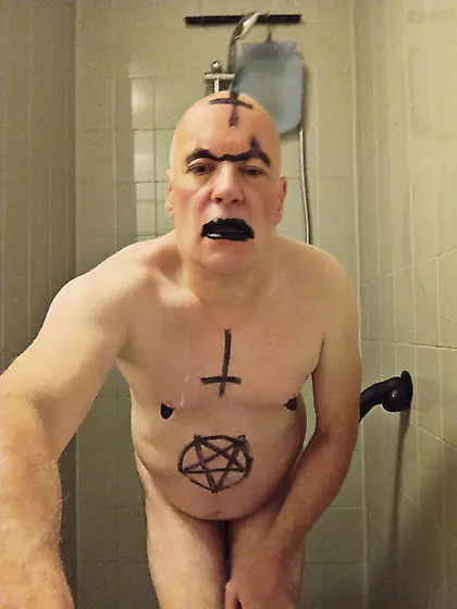 Satan slave gets an execution urine enema