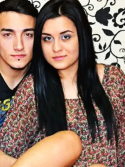 Brunette Yorgos and Brunette Teen Talida...