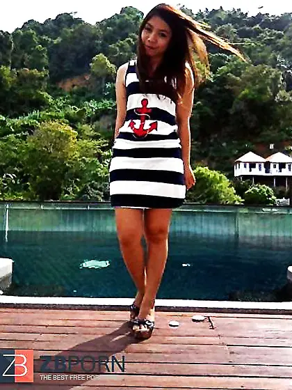 Dar,  Thai Woman Friened Clad and Nude Very First Time