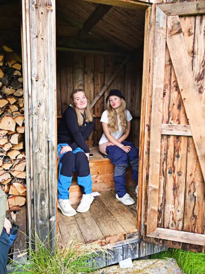 Toilet and pee girls