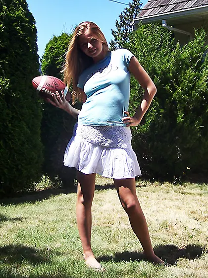 Teen Sweet Ass Ash from United States Football...
