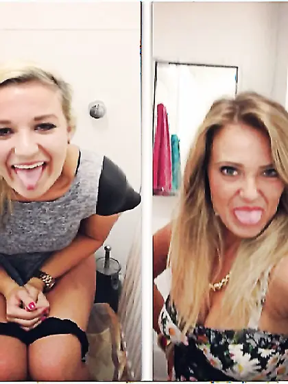 Toilet and pee girls