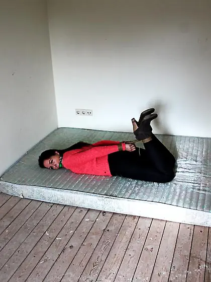 Useless slut tied abandoned