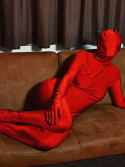 Brunette milf slut red