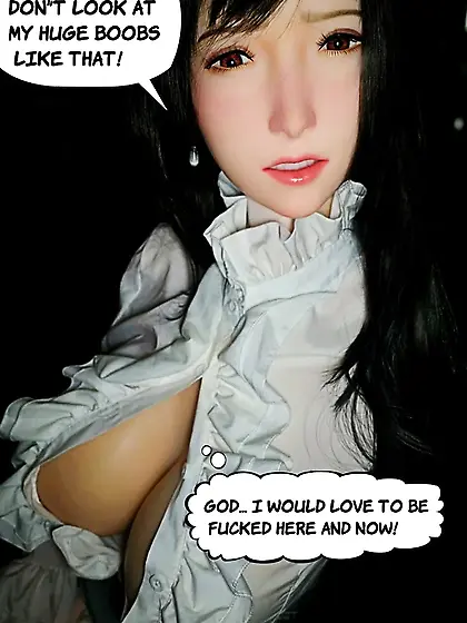 Tifa and her huge boobs