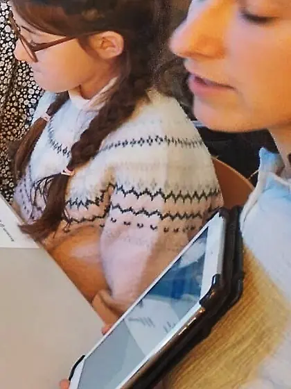 Sara, sexy french teacher with big tits