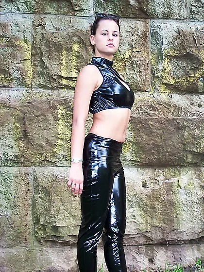 Sexy slim teen black