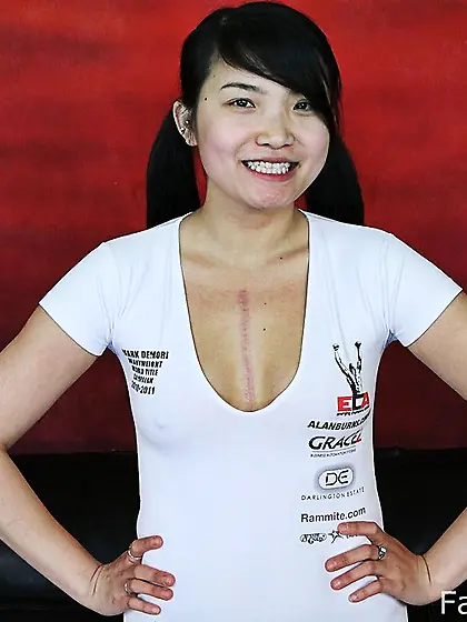 Charlee Anh buckled up and enjoyed the ride