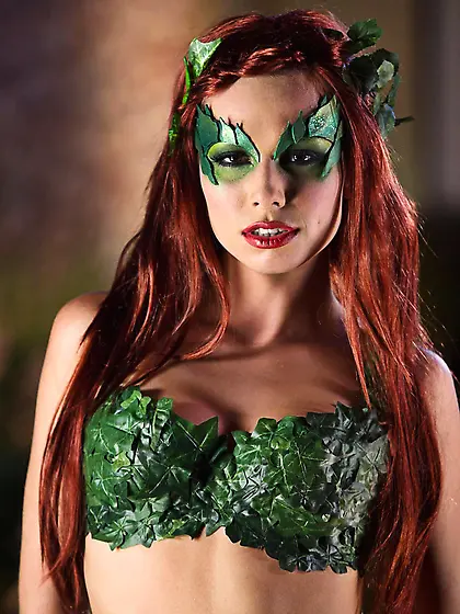 Charming redhead girl Aidra Fox is taking off pants and self sat