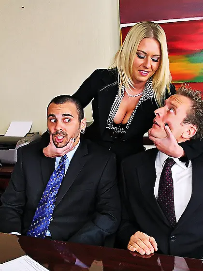 Hardcore cfnm office anal